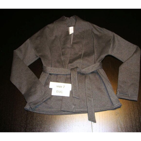 Ivivva Other - Ivivva by Lululemon🍋 Make It A Wrap thumbholes Grey pocket fleece size 7